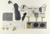 o.T. 2011, 50 x 70cm, Collage